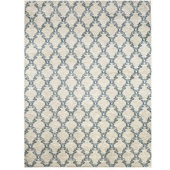 Acanthus Light Gray/Blue Small & Medium 5' X 8' Area Rug