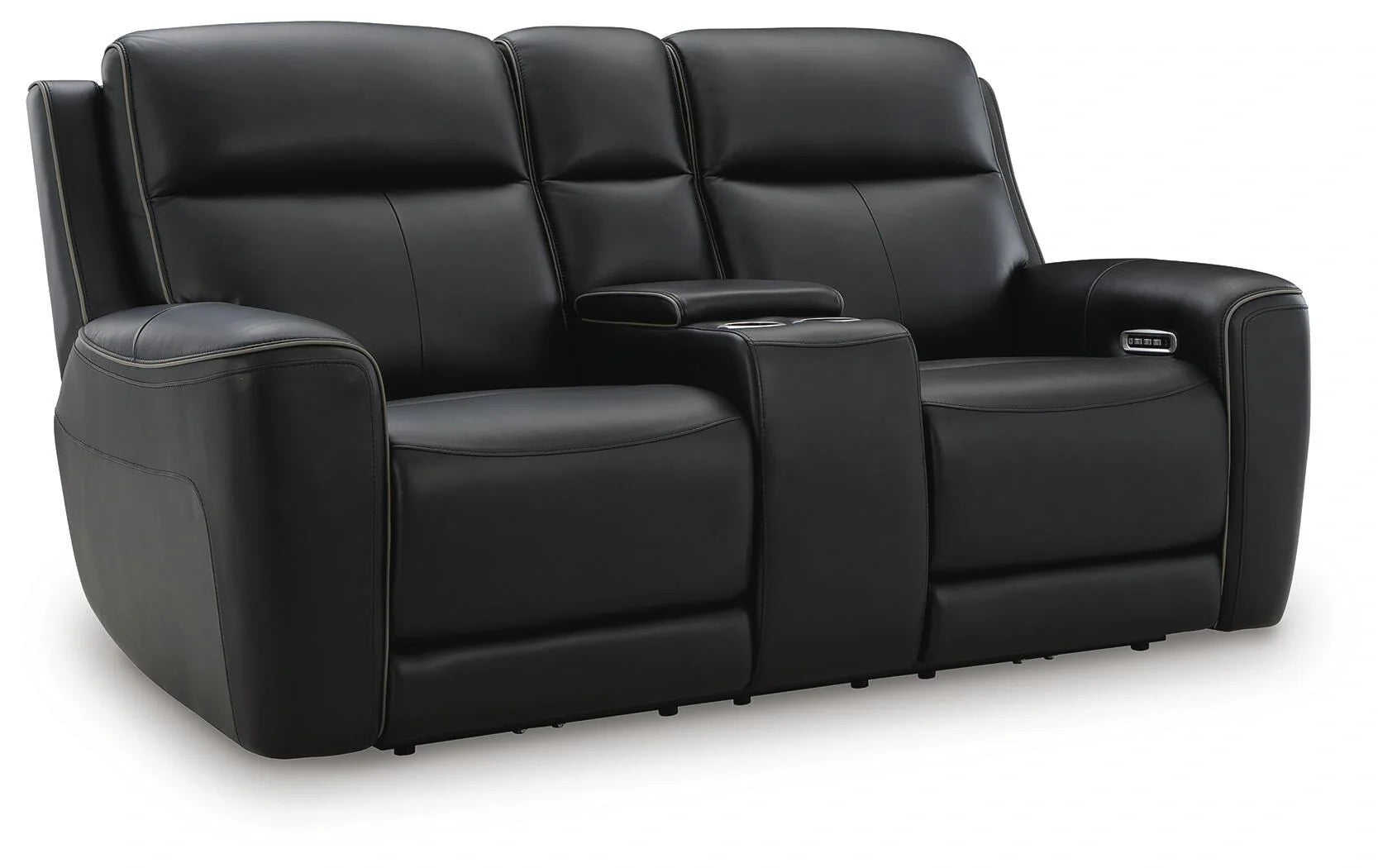 5Z-Comfort Power Reclining Loveseat with Console