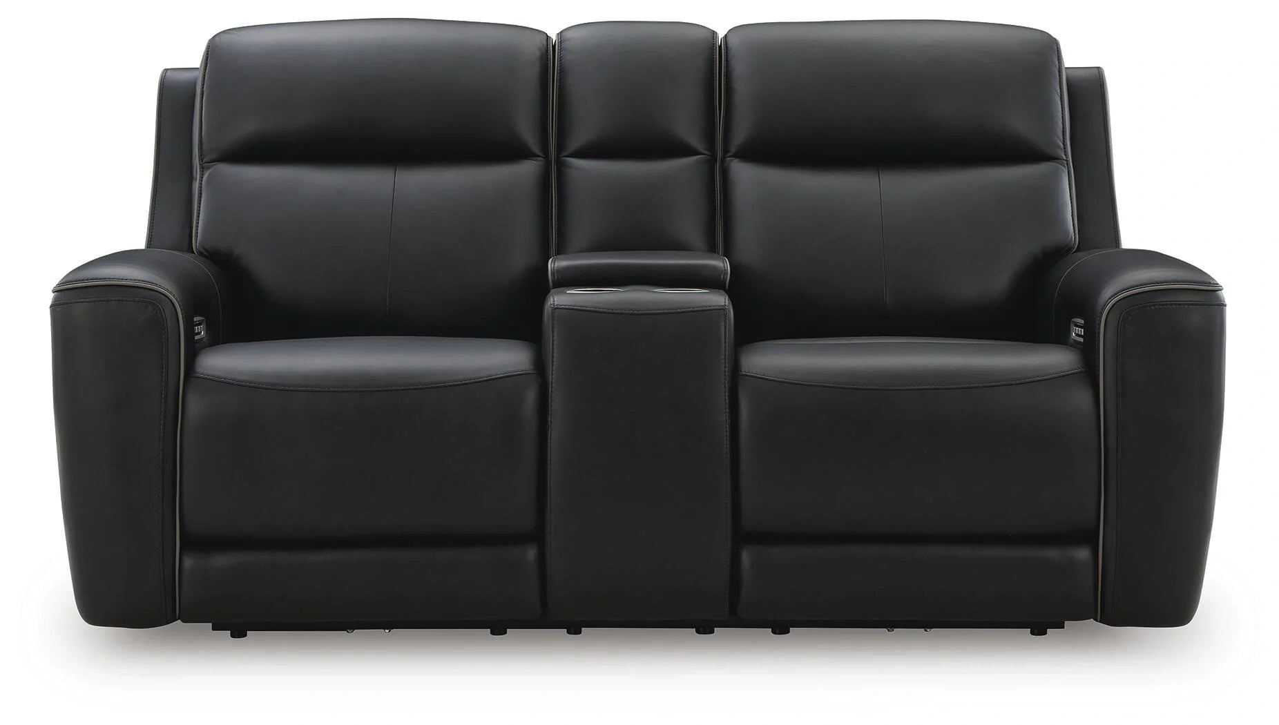 5Z-Comfort Power Reclining Loveseat with Console