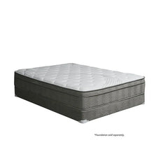 AFTON White/Gray 12" Euro Box Pocket Coil, Cal.King, E king, Full, & Queen