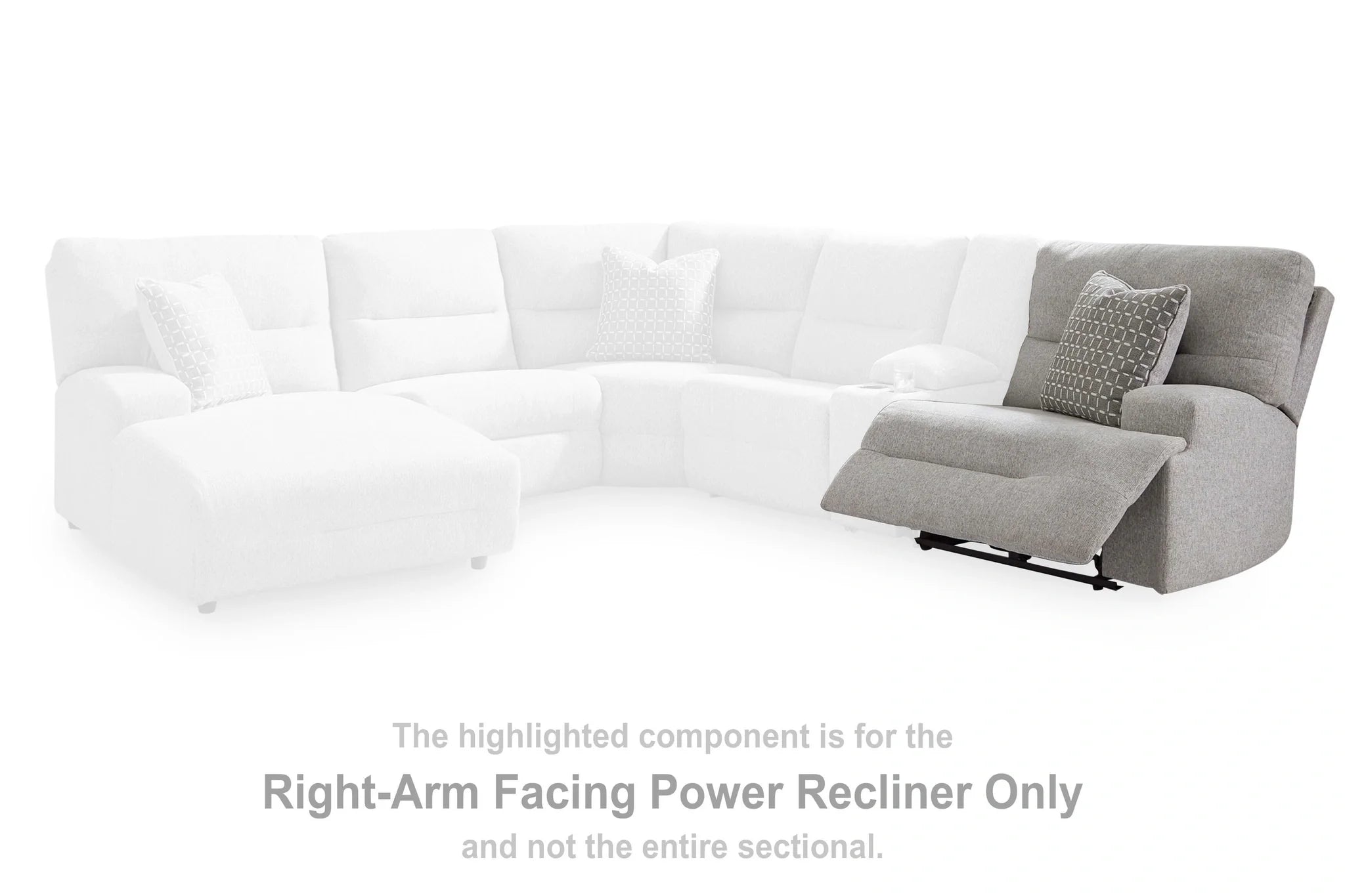 Acklen Place Power Sectional Reclining Sofa with Storage Console