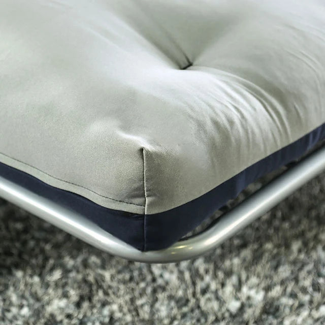 Aksel Black/Red Futon Mattress, Black, Red & Gray