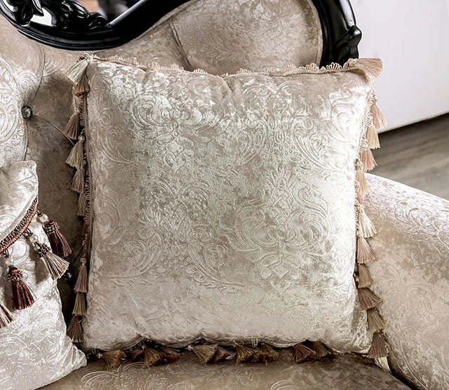 Acapulco White & Espresso Loveseat